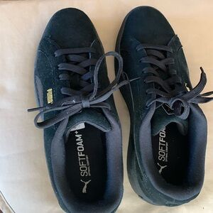 Puma suede platform sneaker